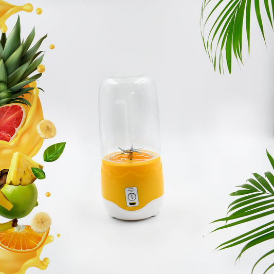 Portable Electric USB Juice Maker 6 blade Blender Grinder - 400ml