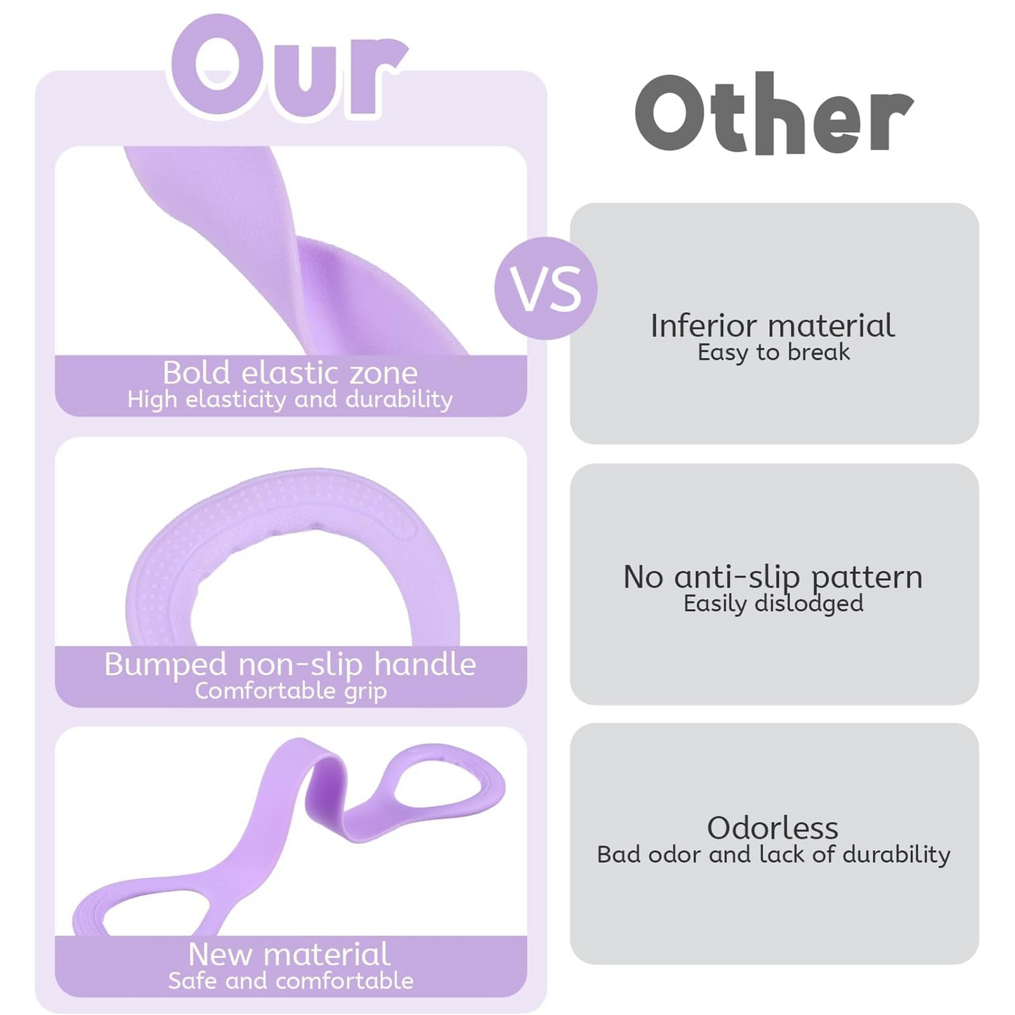Silicone Resistance Bands Fitness Elastic Stretch (1 Pc)