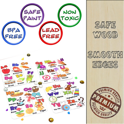 Hiru Living Jigsaw Puzzle Toy for Children (4-Pcs Pack)