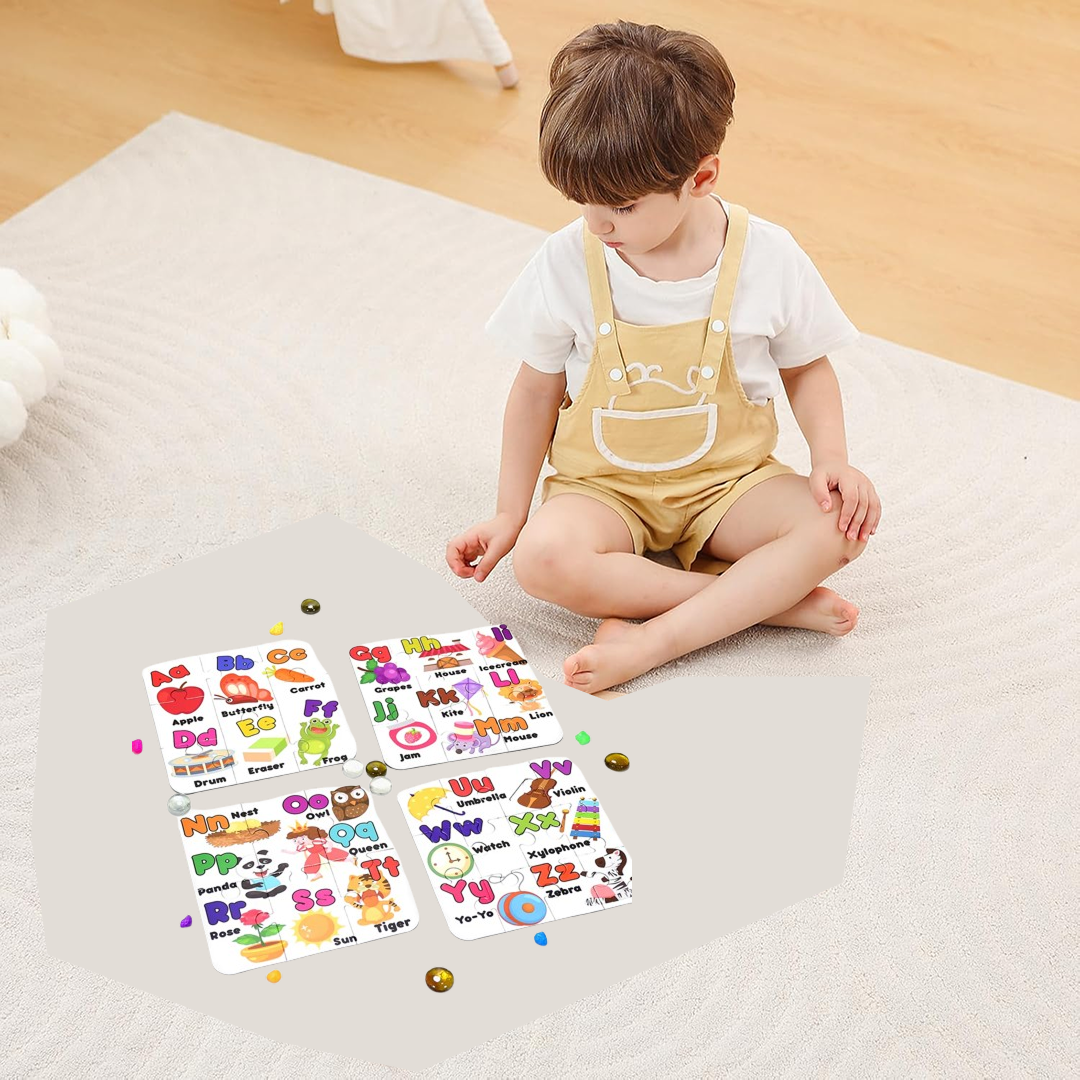 Hiru Living Jigsaw Puzzle Toy for Children (4-Pcs Pack)