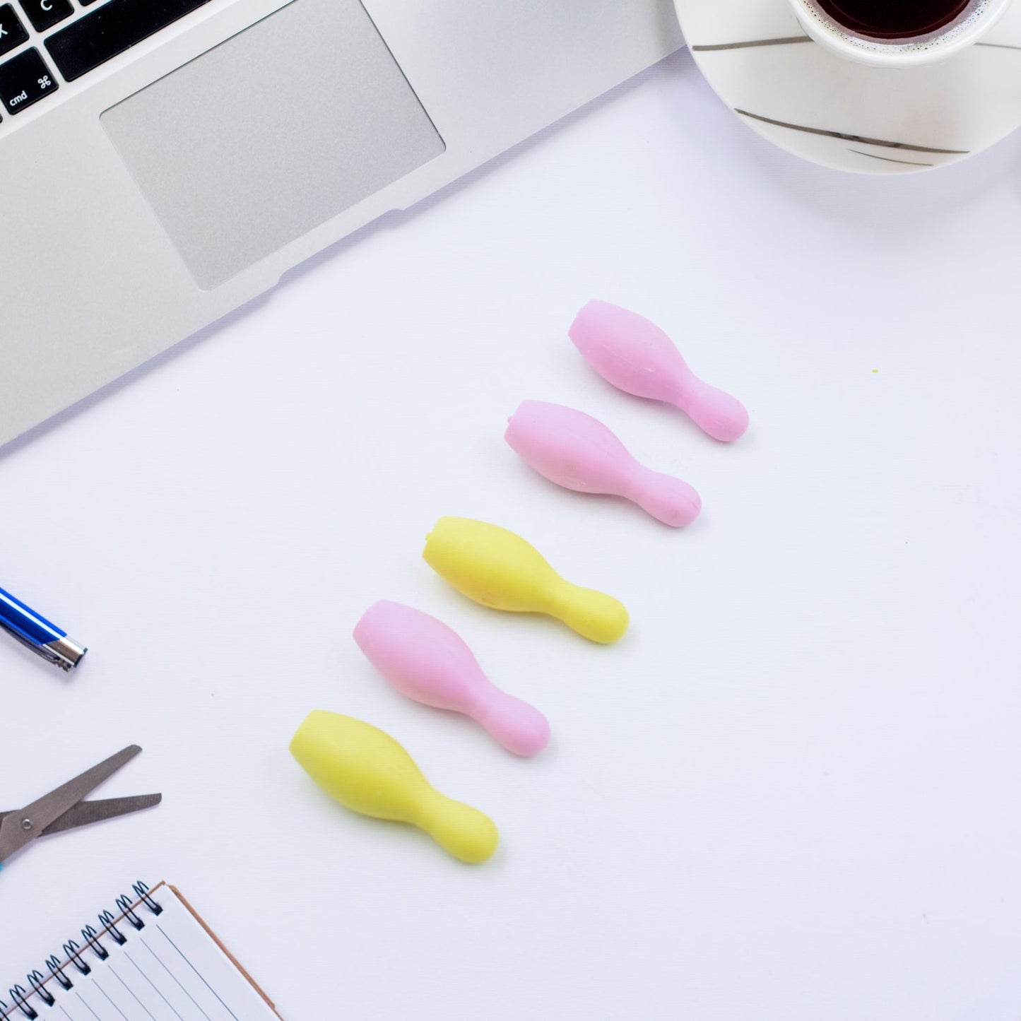 Mini Eraser Set for Kids (9 Pieces) - Fun Designs, Party Favors, School Prizes