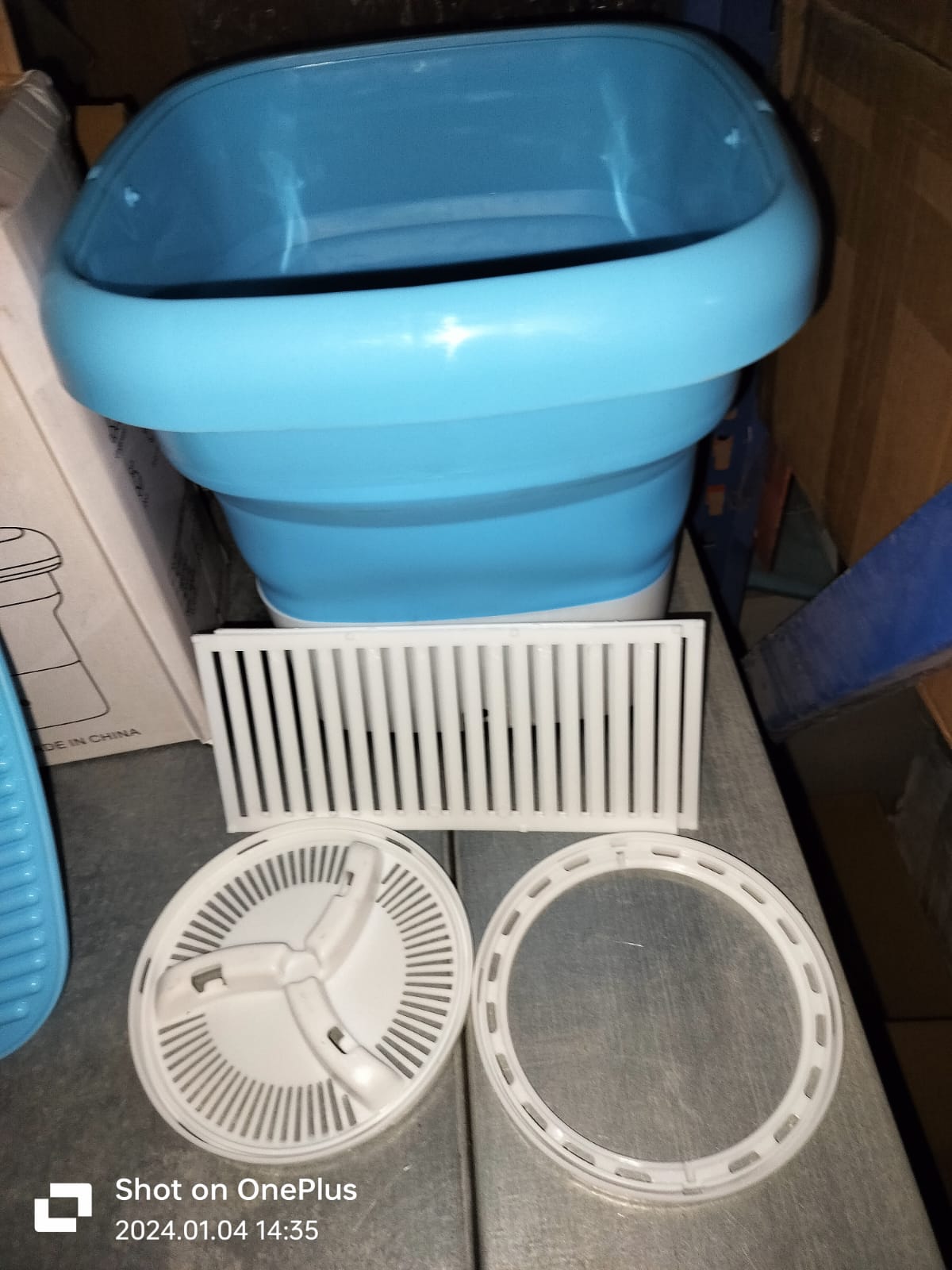 Small foldable washing machine, easy to carry anHiru Living